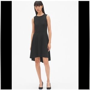 Gap Fit and Flare High Low Zipper Back Dress